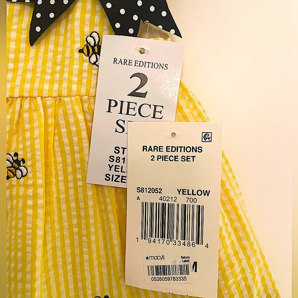 *NWT* Rare Editions Counting Daisies Toddler Dress - Picture 3 of 7